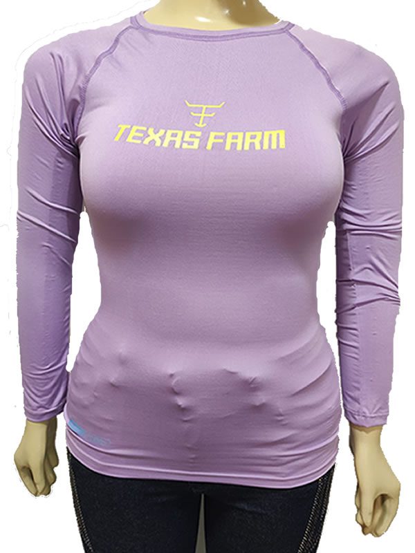 Camiseta Térmica UV50+ Texas Farm Feminina Rosa